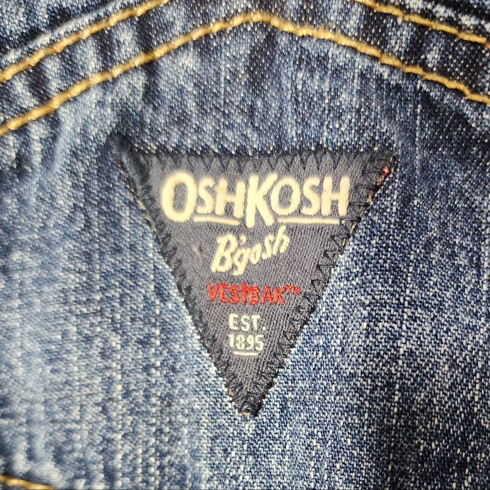 Vintage OshKosh B'gosh Denim Overall Baby 9M